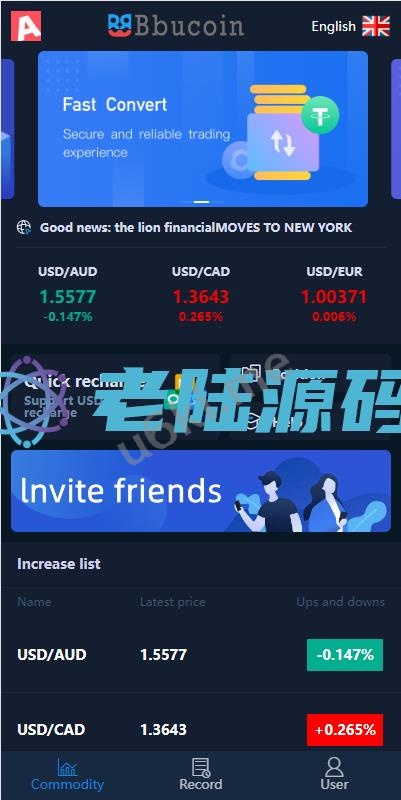 【海外微交易】多语言区块链交易源码/海外微盘微交易系统/秒合约交易系统