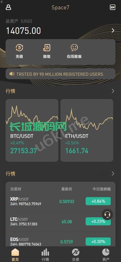 [最新]全新多语言微交易/虚拟币时间盘/海外交易所/微盘/微交易/UI/PHP系统源码