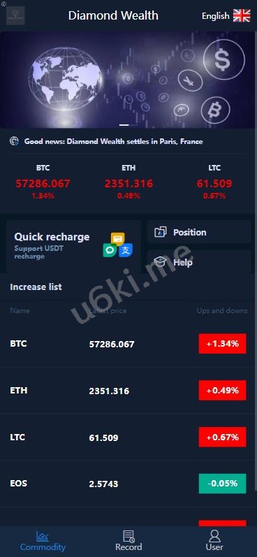 [最新]修复汇汇通微盘/USDT充值/完美运营版/完整数据/K线正常/多语言系统源码