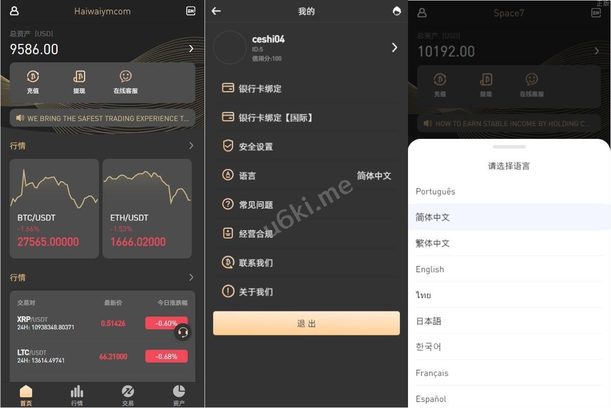 新版多语言海外微盘系统/微交易/虚拟币时间盘/伪交易所